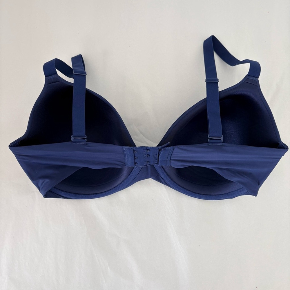 Maidenform Custom Lift T-Shirt Bra Navy 34DD EUC - Picture 3 of 6